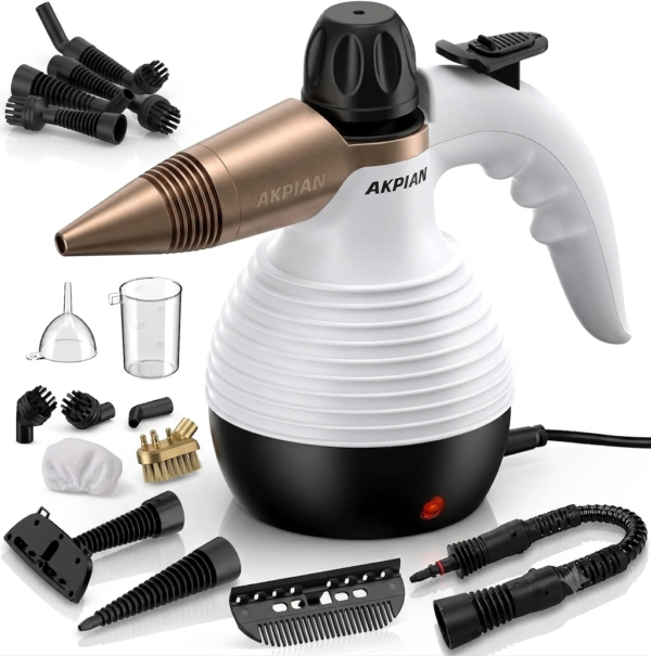 Steam Cleaner for Home, Portable Handheld Steamer For Cleaning With 10 Accessories,