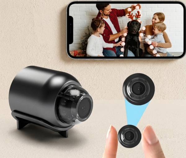 Mini Wireless Hidden Spy Camera, 1080P HD Mini Wifi Camera Home Surveillance Camera with Motion Detection,