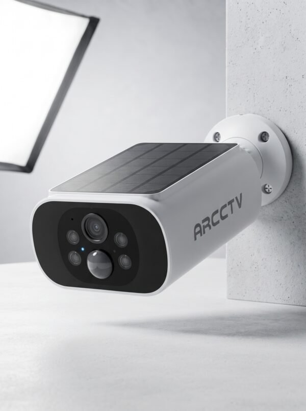ARCCTV Solar Security Camera Outdoor Wireless with Built-in Solar Panel
