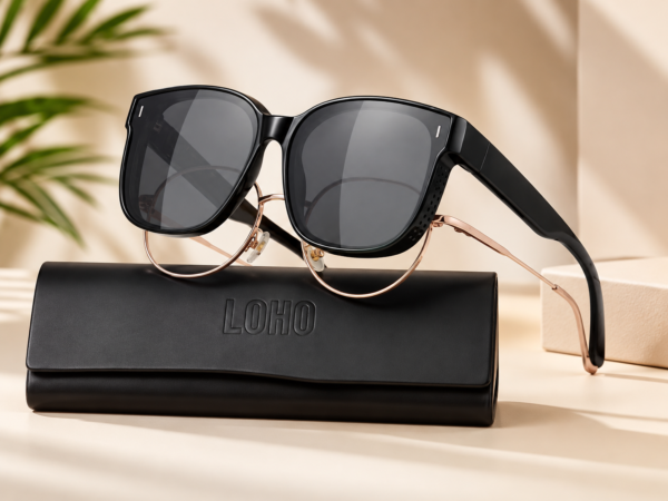 LOHO Polarized fit over glasses sunglasses for women , men .